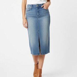 McGuire Denim Medium Light Blue Wash Women's Pencil Skirt Size 27